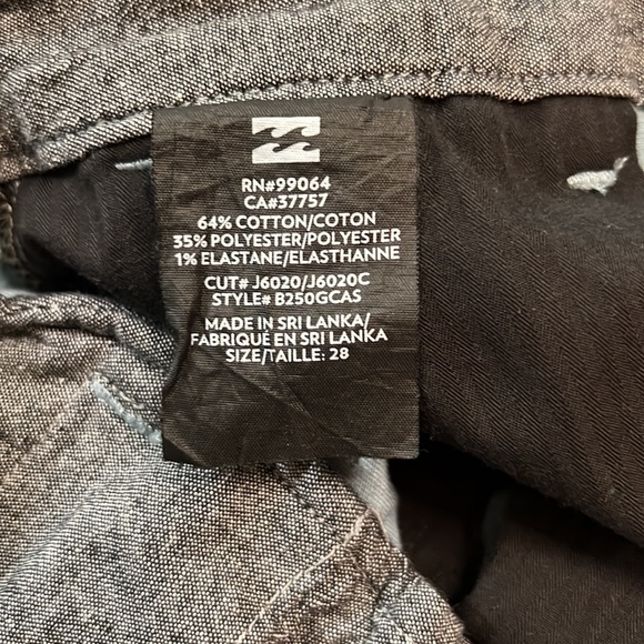 Billabong Carter Stretch Shorts, size 28 - Picture 4 of 7